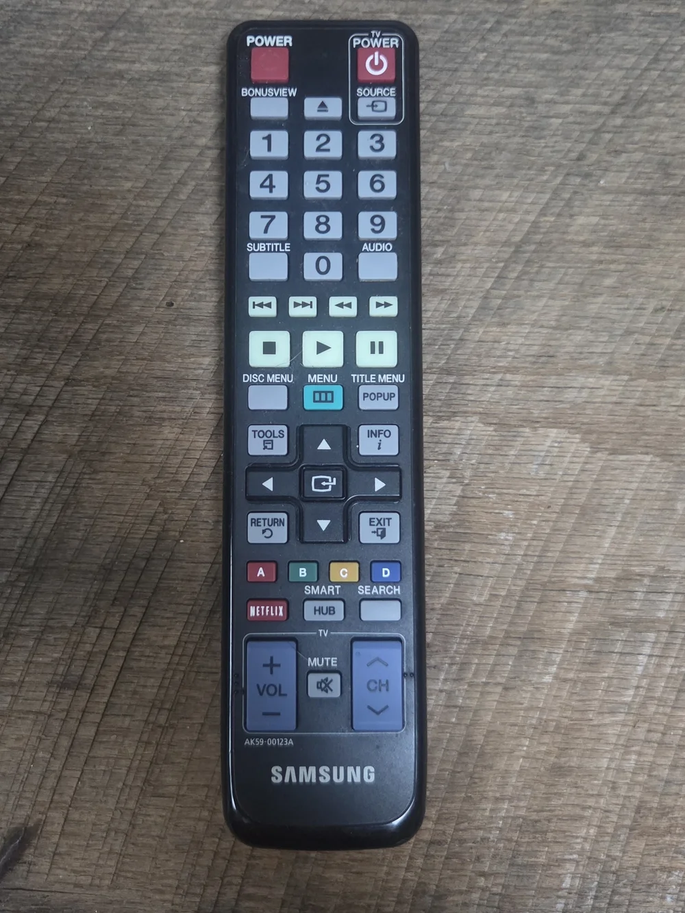 Samsung AK59-00123A Clean Like New Remote Control ~ Bin 1A
